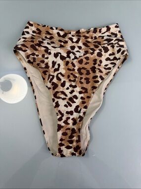 NWT Aerie High Waisted Front Cross Cheeky Bikini Bottoms